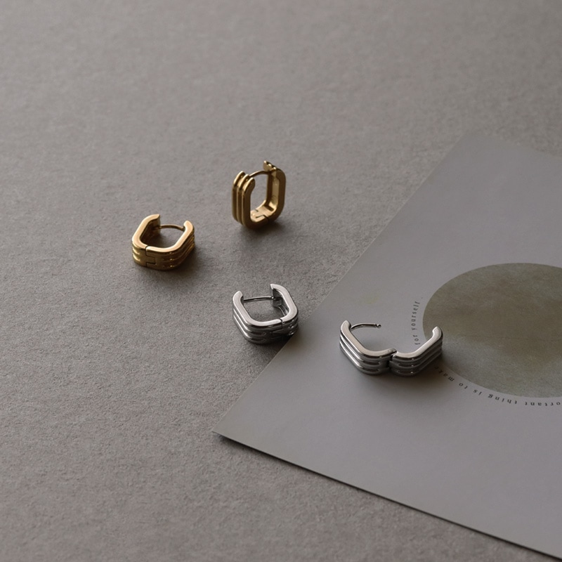 ステンレス U字フォルム フープピアス | JewelVOX（ジュエルボックス