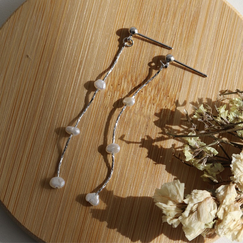 淡水パール チェーン ピアス | JewelVOX（ジュエルボックス