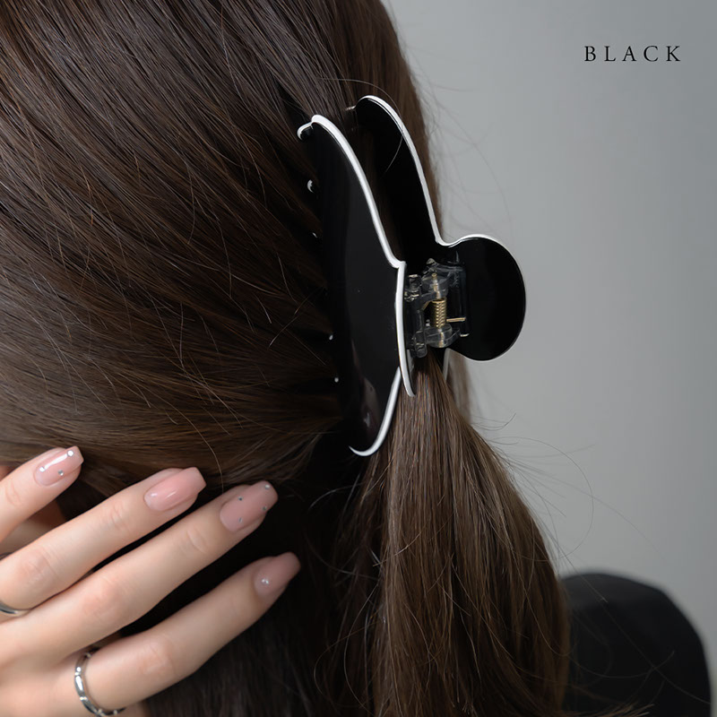 バイカラー パイピング ヘアクリップ ※メール便不可 | JewelVOX