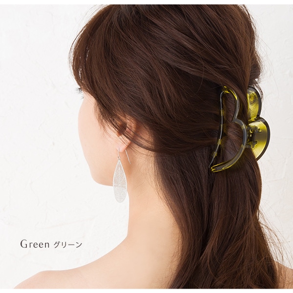 ハートクリアヘアクリップ バンスクリップ ※メール便不可 | JewelVOX