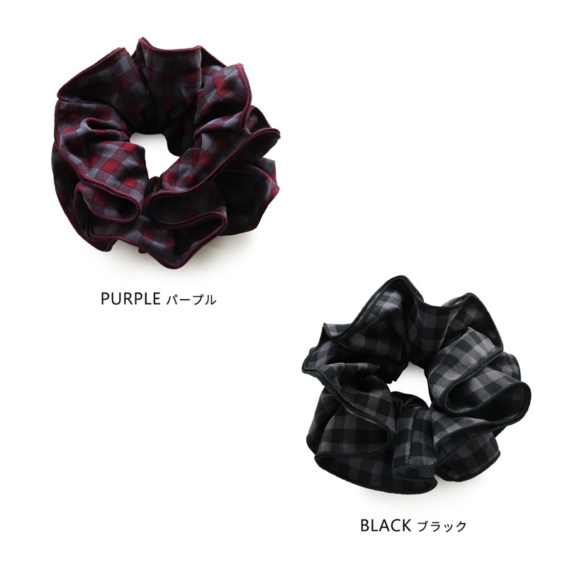 よりどり3点対象】シュシュ ヘアゴム チェック柄 | JewelVOX（ジュエル