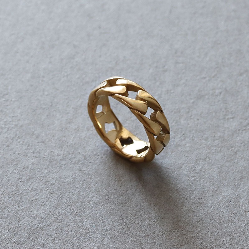 サージカルステンレス チェーン シンプル リング | JewelVOX（ジュエル