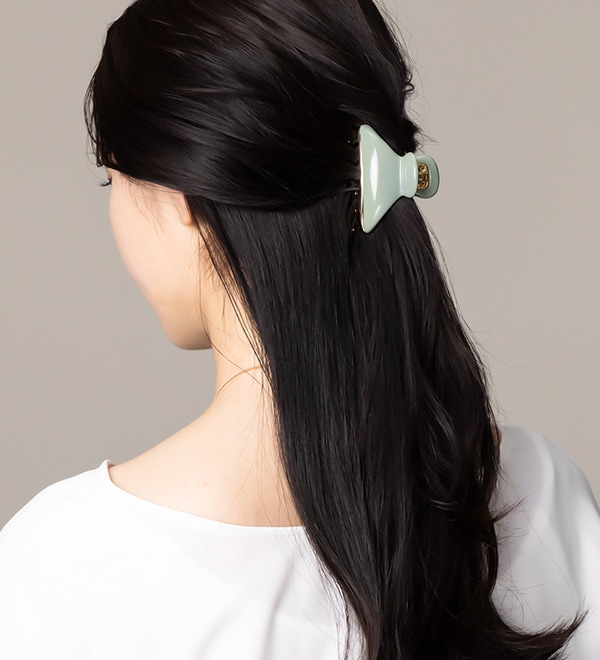 よりどり3点対象】12月上旬予約商品 くすみカラー ヘアクリップ バンス