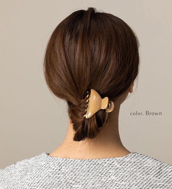 よりどり3点対象】12月上旬予約商品 くすみカラー ヘアクリップ バンス