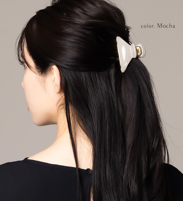 よりどり3点対象】12月上旬予約商品 くすみカラー ヘアクリップ バンス