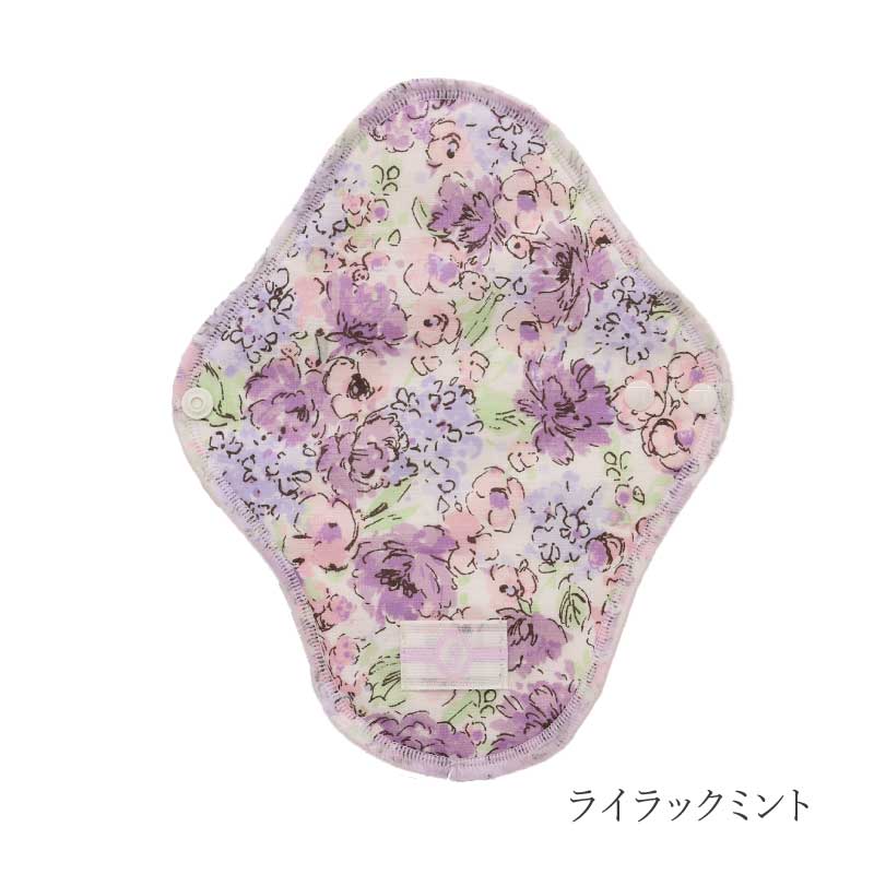 布ナプキン 一体型 Sサイズ 生成り 1枚 [ 防水布入り布ナプキン/昼用 / 21cm ] 少ない日 ネル生地/消臭タグ付き (日本製)