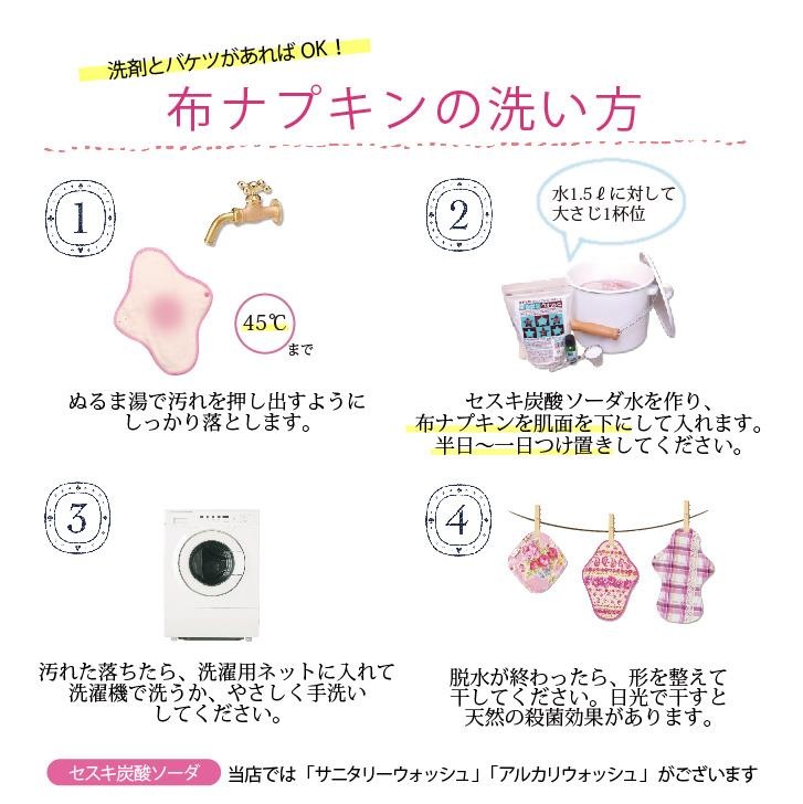 布ナプキン お試し一体型 Mサイズ 生成り 1枚 [ 防水布入り布ナプキン/昼用 / 24.5cm ] 普通の日 ネル生地 (日本製)