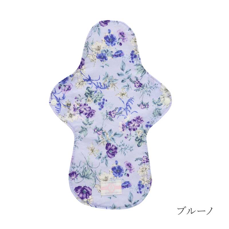 布ナプキン ホルダー Mサイズ 生成り 1枚  [ 防水布入り布ナプキン/昼用 / 28cm ] 普通の日 ネル生地/消臭タグ付き (日本製)