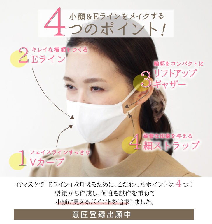 絹肌衣 小顔eライン布マスク 1枚 Sサイズ Mサイズ 大人用小さめ シルク リネン 日本製 布ナプキン リラックスショーツ専門店 ジュランジェ 絹肌衣 小顔eライン布マスク 1枚 Sサイズ Mサイズ 大人用小さめ シルク リネン 日本製 布ナプキン リラックスショーツ専門店 ジュランジェ