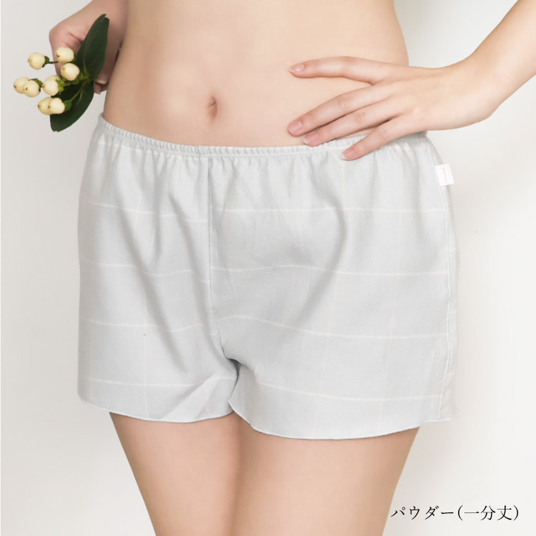 毛布ふんティ 1分丈[ 女性用 ショーツ / コットン100％ / S / M / L ] ふんどしパンツ 女性用 下着 (日本製)