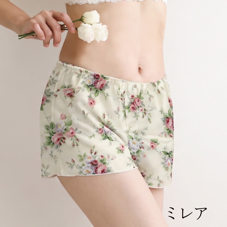トリプルガーゼめぐリラふんティ 1分丈 [ 女性用 ショーツ / コットン