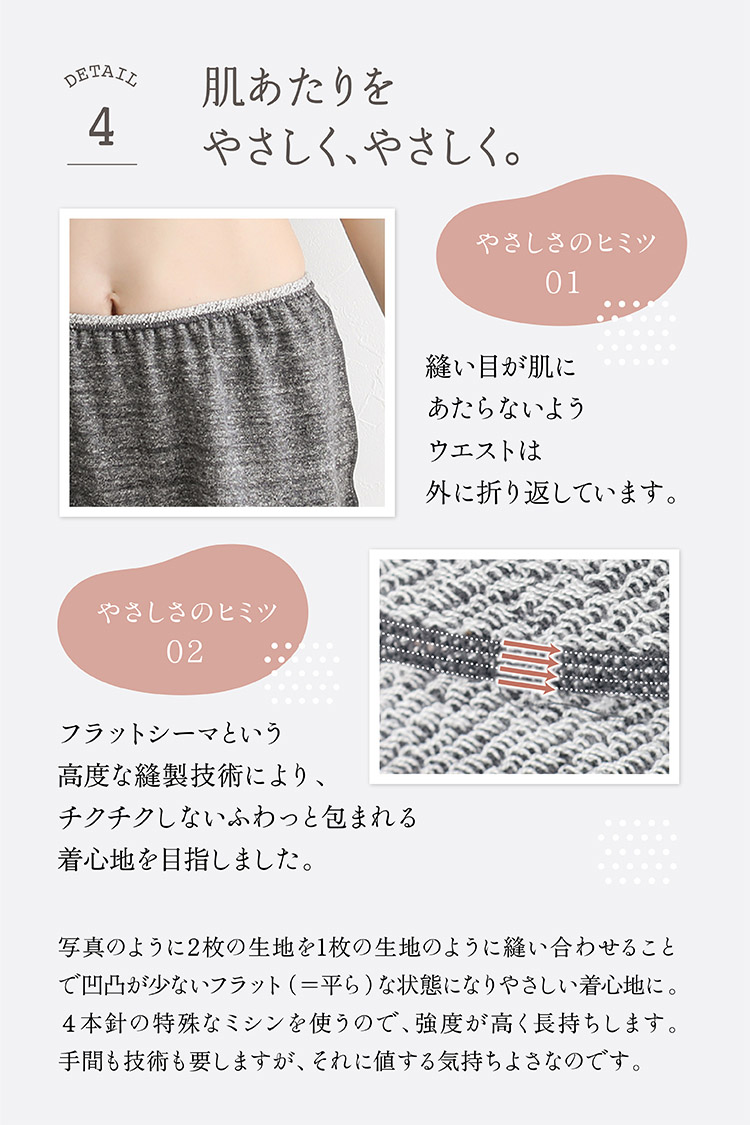 【完全限定生産】シルク裏パイル1分丈ショーツ [ 女性用 ショーツ / シルク コットン / M / L ] トランクス 開放 女性用 下着 (日本製)