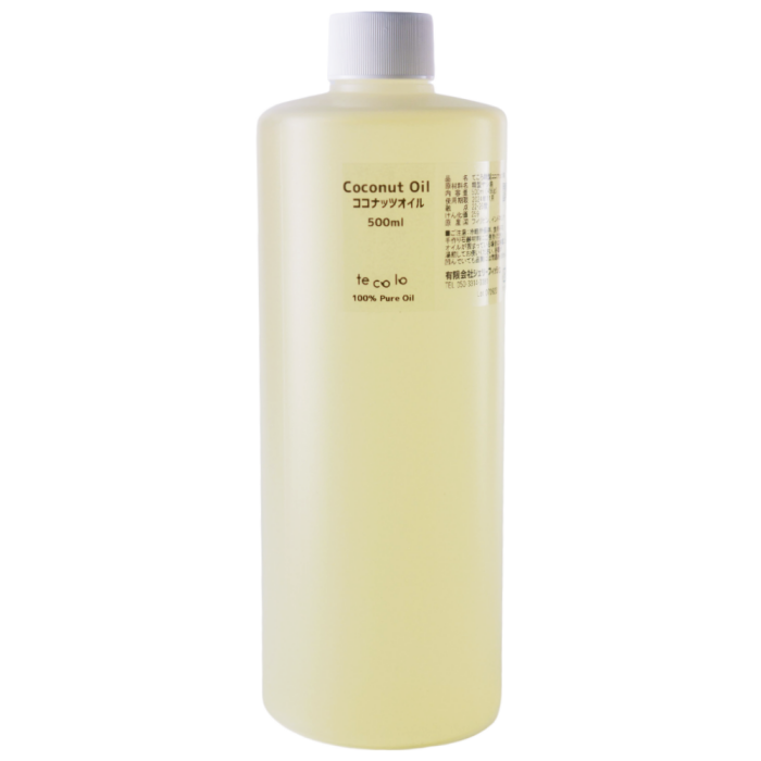 【プラボトル】ココナッツオイル精製（ヤシ油）500ml（手作り石鹸用）