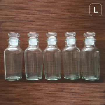 【薬さじ付】大きめスパイスボトル Lサイズ5個セット+おまけ薬さじ付