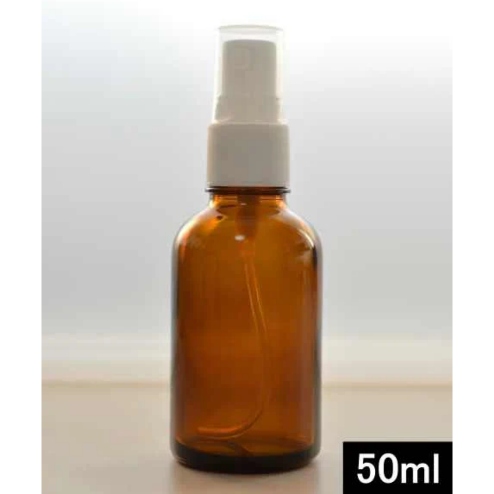 スプレーガラスボトル（ブラウン）50ml