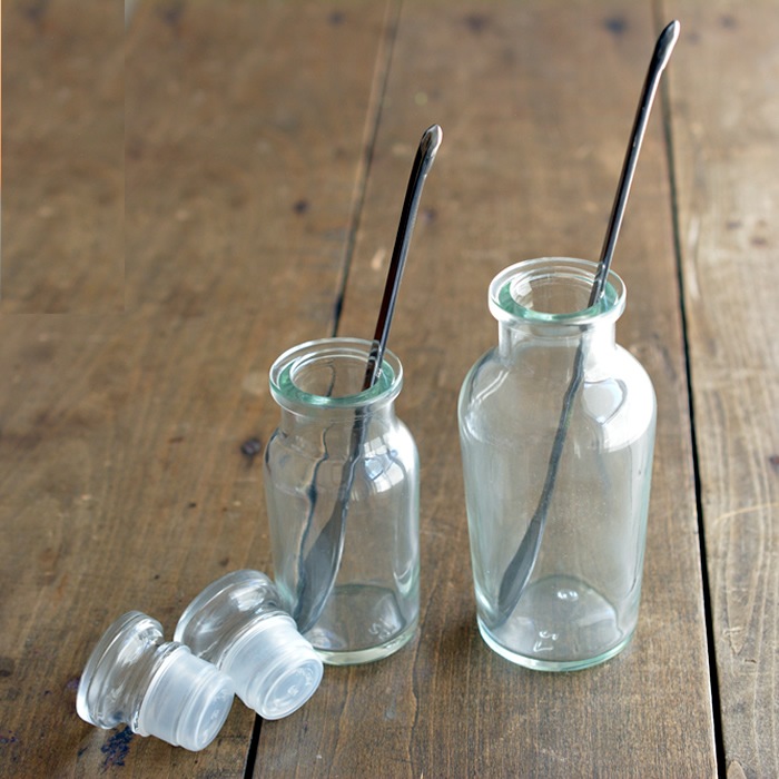 【10個セット】大きめスパイスボトル Ｌ（ラージ）サイズ＋ステンレス薬さじＳ1本