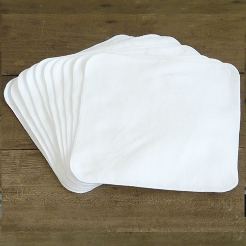 ミニタオルハンカチ20×20cm【今治製】 白10枚セット【ネコポ 1セットまで】