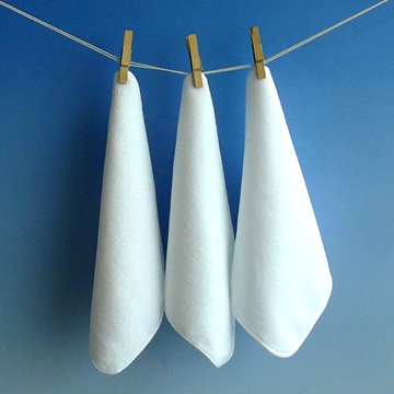 ミニタオルハンカチ20×20cm【無地・今治製】アソート20枚セット