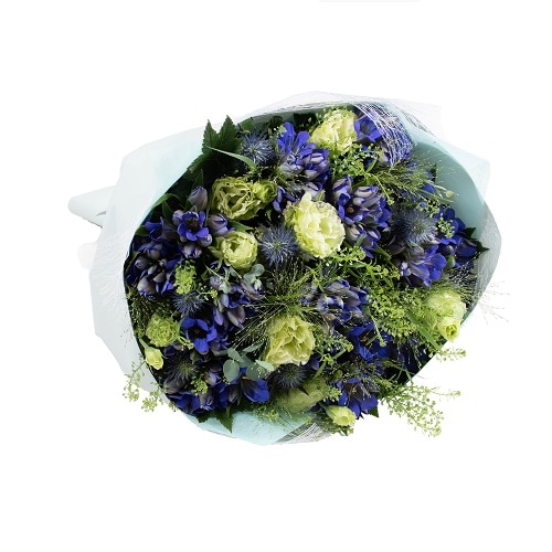 DC-032 爽やかなリンドウのブーケ | 2023年JFNカレンダー企画 | 花家族