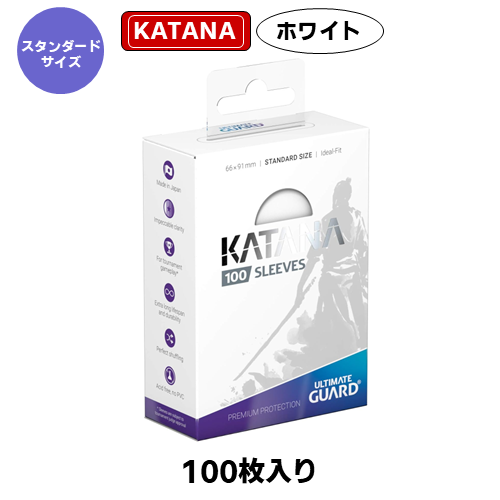 KATANAスリーブ(ブラック)(100枚入)[JAN/4260250073810] | 卸商品