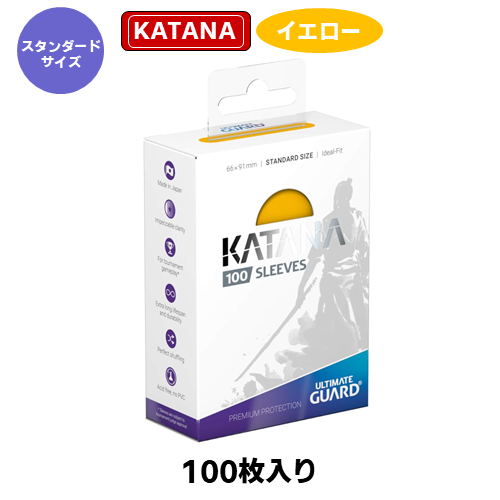 KATANAスリーブ(トランスペアレント)(100枚入)[JAN/4260250073766