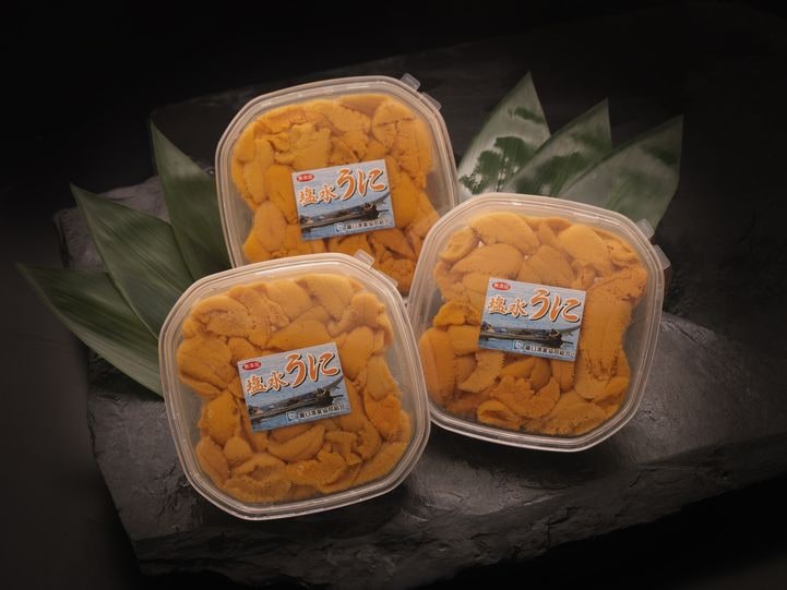 ウニ（塩水パック）100g入 | 鮮魚（ｻｹ・ｷﾝｷ・ﾒﾇｷ等） | 羅臼