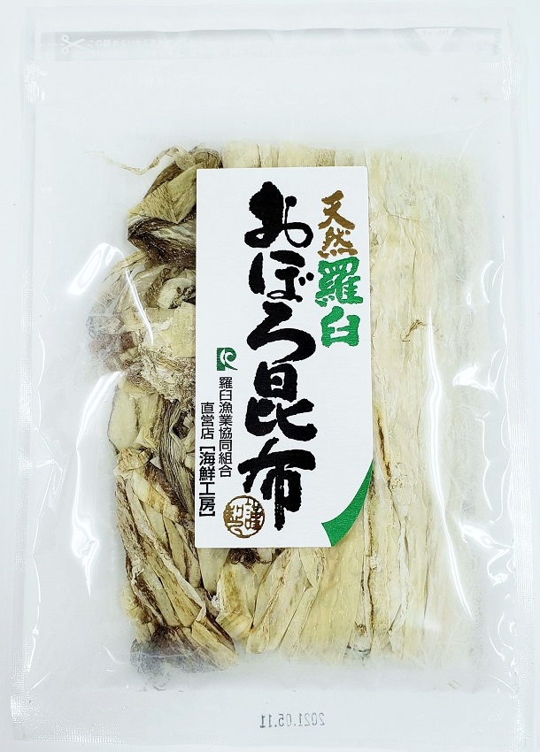 天然羅臼おぼろ昆布 20g | 羅臼昆布 花折・だし昆布 | 羅臼海鮮工房