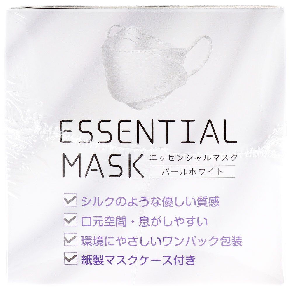 ����դ� ESSENTIAL MASK �Կ��ۥޥ��� �ѡ���ۥ磻�� FD30-WH �����ޥ����������դ� 30����