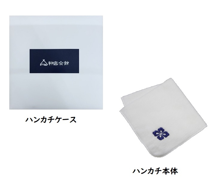 ハンカチ　純白 さくらジャガードハンカチ / ホワイト | H TOKYO ハンカチ | OLD