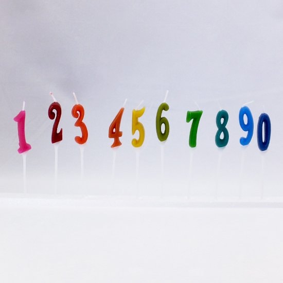 ナンバーキャンドル ミニ 【6】 | 日用品・輸入品,キャンドル | ジミー