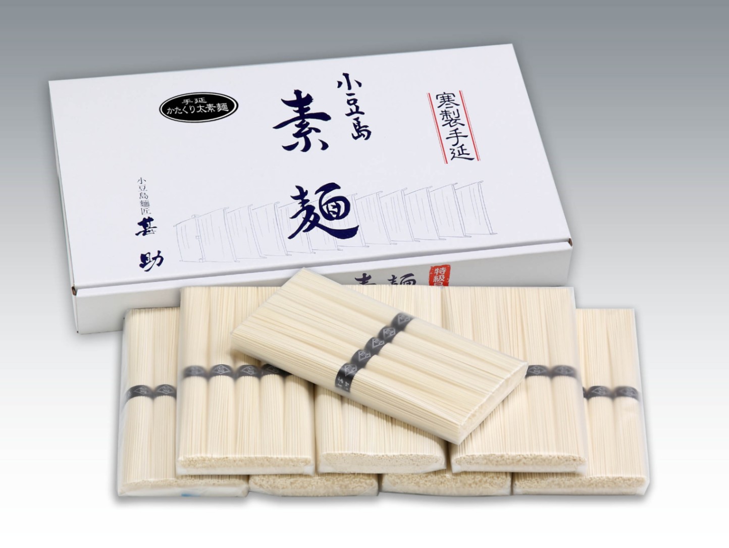 家庭用サイズ 小豆島手延素麺 『かたくり太素麺』 | 手延素麺,かたくり