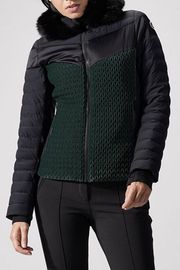 【SALE 60%】FUSALP フザルプ レディース スキー ジャケット V1041 AMALY VELVET 50101 DEEP FOREST