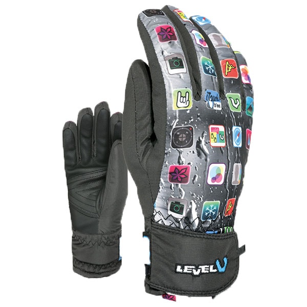 LEVEL レベル キッズ スキー グローブ YN4138JG JR JUKE Grey | Brand