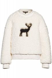 ��SALE 50%��GOLDBERGH ��ǥ����� ����ʡ����㥱�å� GB04410213 DEER teddy sweater 8010 off white