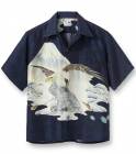 SUN SURF サンサーフ アロハシャツ メンズ SS38850 一富士二鷹三茄子 EAGLE & Mt. FUJI 128/NAVY
