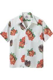 SUN SURF ���󥵡��� �����ϥ���� ��� DK38819 TROPICAL VIEW DUKE KAHANAMOKU 105/OFF WHITE