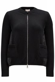 MONCLER ��󥯥졼�� ��ǥ����� �����ǥ����� 093-9B00030-M1131 Wool & Taffeta Cardigan 999