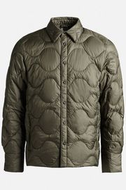 ��SALE 50%��THE MOUNTAIN STUDIO ������ ���㥱�å� D-4 DA-1142 ULTRALIGHT DOWN SHIRT FOREST GREEN/68