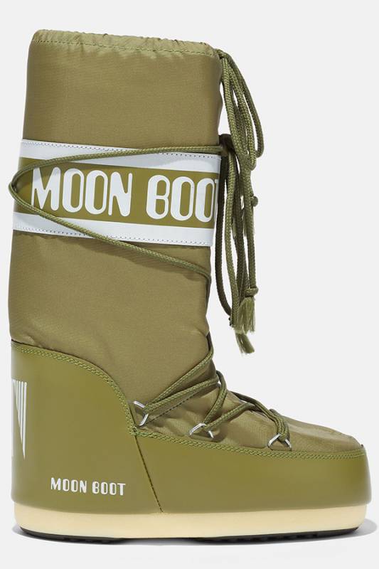 MOONBOOTS レディース スノーブーツ ICON NYLON 14004400 083 KHAKI 35サイズ～ | Brand ...