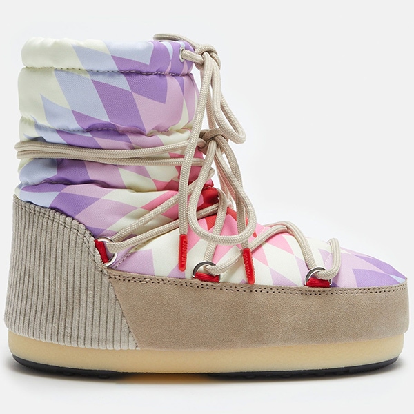 MOONBOOTS レディース スノーブーツ LIGHT KALEIDOSCOPE 14602200 001 SAND | Brand ...