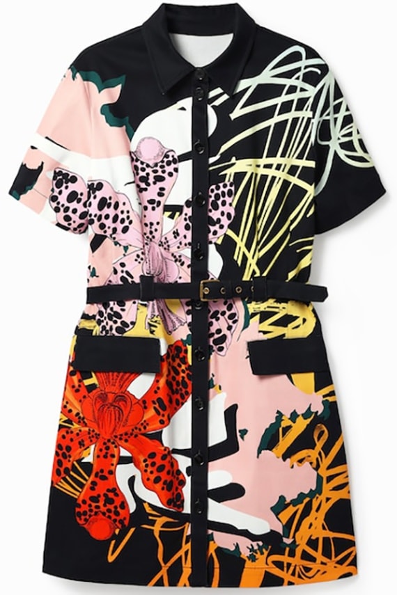 Desigual デシグアルショート クロスワンピース デシグアル Desigual ショート クロスワンピース （グレー