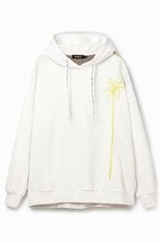 ��SALE 50%��DESIGUAL �ǥ������� ��ǥ����� �������å� 24SWSK11 SWEAT_PALMER 1001/WHITE
