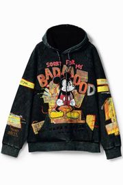 ��SALE 50%��DESIGUAL �ǥ������� ��� �ѡ����� 24SMSK15 SWET_MICKEY BAD MOOD 2000 NEGRO