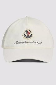 MONCLER ��󥯥졼�� ��� ����å� 091-3B00002-0U162 GABARDINE BASEBALL CAP 034 WHITE