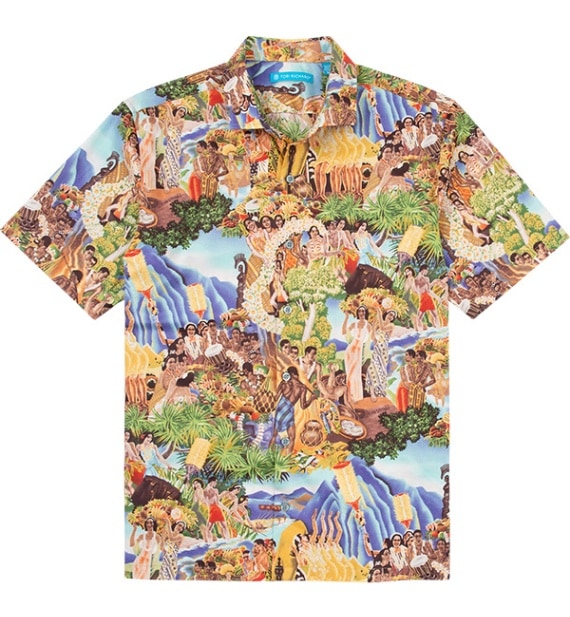 TORI RICHARD アロハシャツ ハワイ　 Mサイズ　総柄　トリリチャード アロハシャツ HAWAII Tori Richard トリ・リチャード 1956MI08