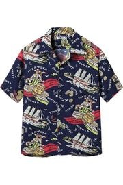 SUN SURF ���󥵡��� �����ϥ���� SS39223 SOUTH SEA TRADER 128 NAVY