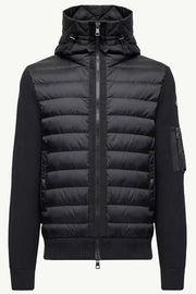 MONCLER ��󥯥졼�� ��� �����ǥ����� 091-9B50800-A9340 Padded Zip-Up Cardigan 999 BLACK