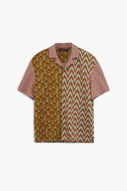 DESIGUAL デシグアル メンズ シャツ 25SMCF02 CAM_JOSE 6057 BROWN BOHO