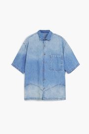 【SALE 50%】DESIGUAL デシグアル メンズ シャツ 25SMCD01 CAM_JESUS 5053 DENIM MEDIUM WASH