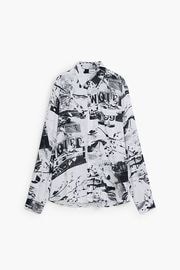 【SALE 30%】DESIGUAL デシグアル メンズ シャツ 25SMCW19 CAM_MOTO 8019 OCRE